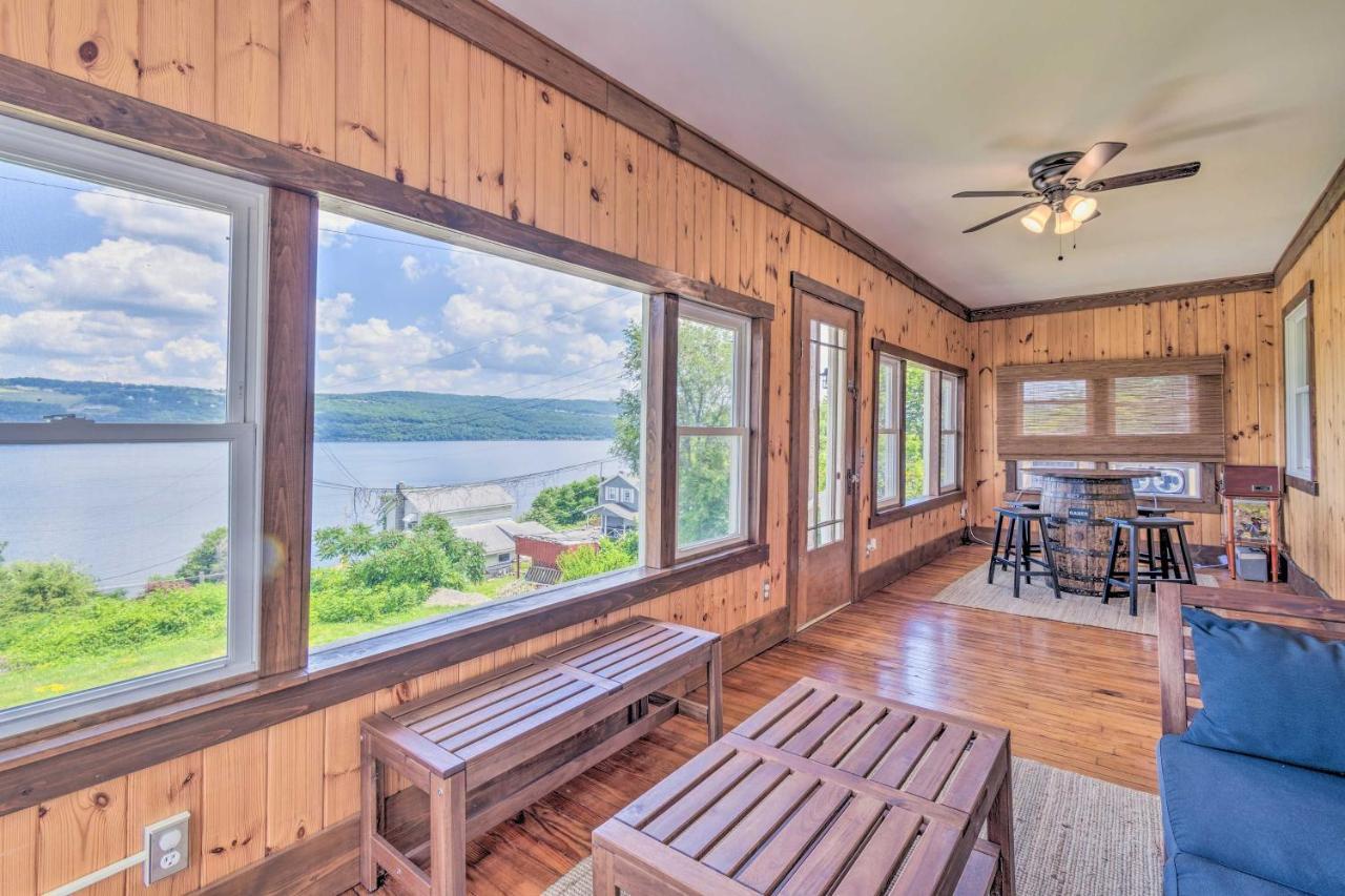 Watkins Glen Lakeview Cottage With Waterfall! Exterior foto